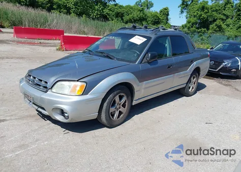 2005 Subaru Baja Sport from USA, damaged, VIN 4S4BT62C457102258